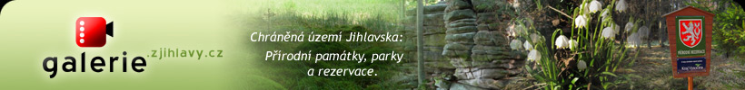 Chráněná území, přírodní památky a rezervace na Jihlavsku